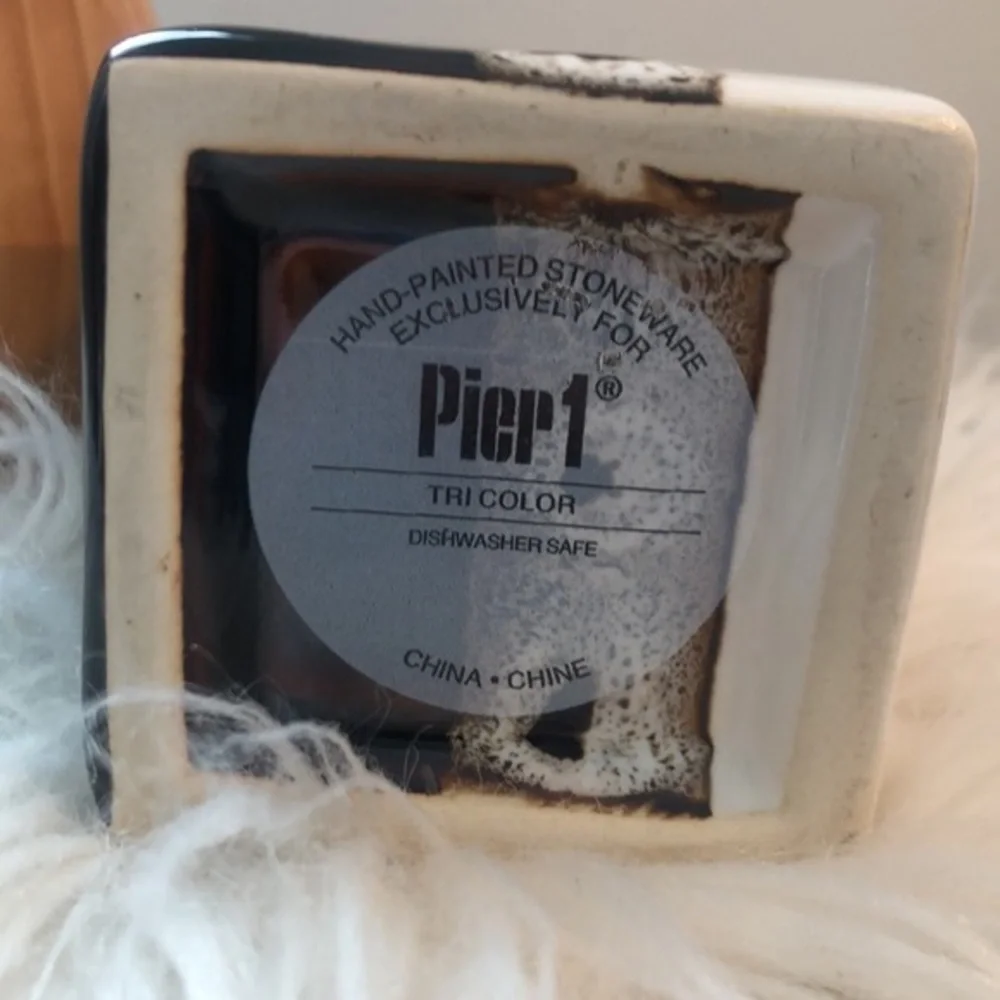 PIER 1 | PIER 1 Tri-Color Stone-wear Bathroom Toothbrush Holder